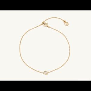 Mejuri NWT 14k gold diamond bracelet. 2 available. Still in original packaging